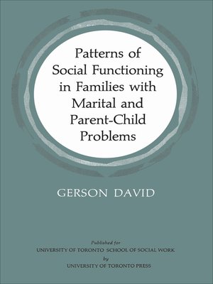 cover image of Patterns of Social Functioning in Families with Marital and Parent-Child Problems
